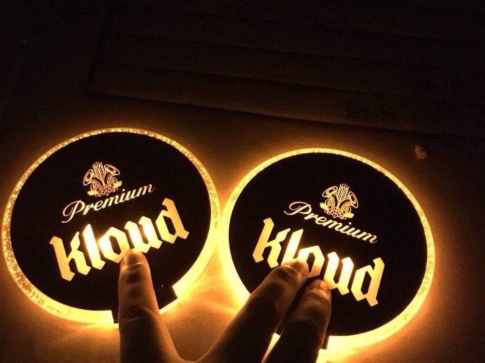 tem phát sáng chai rượu có nhấp nháy, màu đa dạng